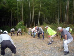 作業前の準備体操